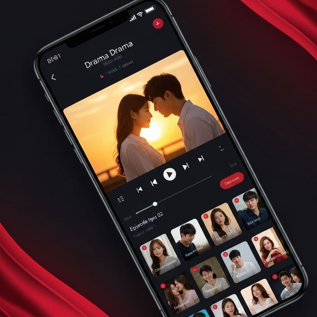 Video player with drama episode